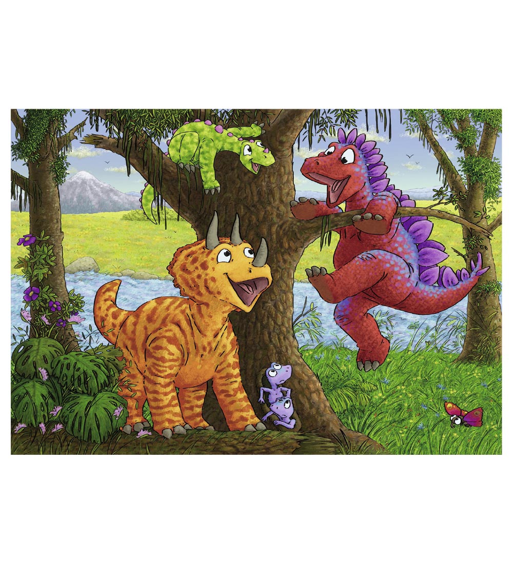 Ravensburger Puzzle - 2x24 pcs - Dinosaurs at Play