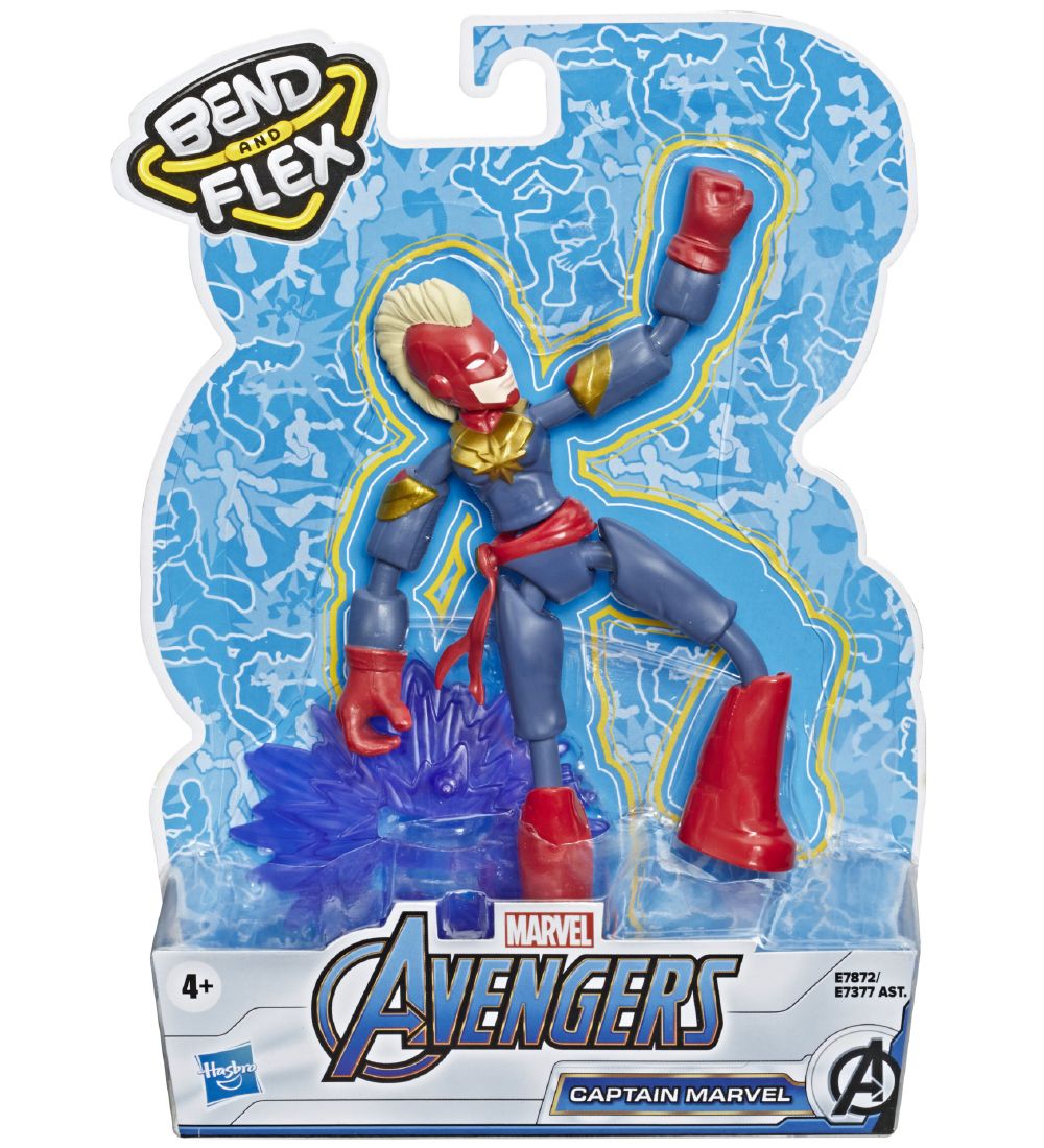 Marvel Avengers Action Figure - Bend & Flex - 15 cm - Captain Ma