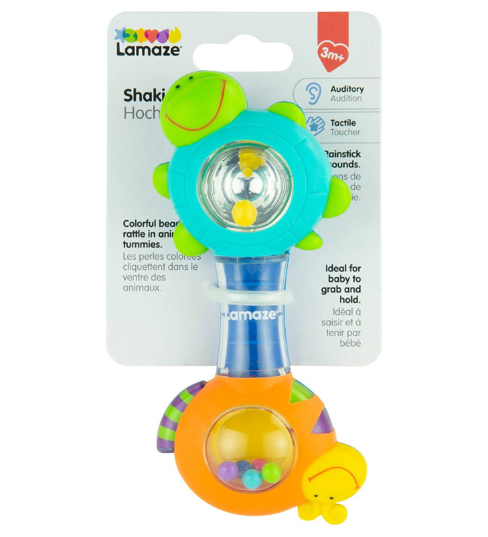 Lamaze Rattle - Shaking Shell - Blue/Orange