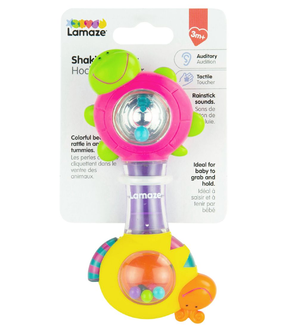 Lamaze Rattle - Shaking Shell - Pink/Yellow