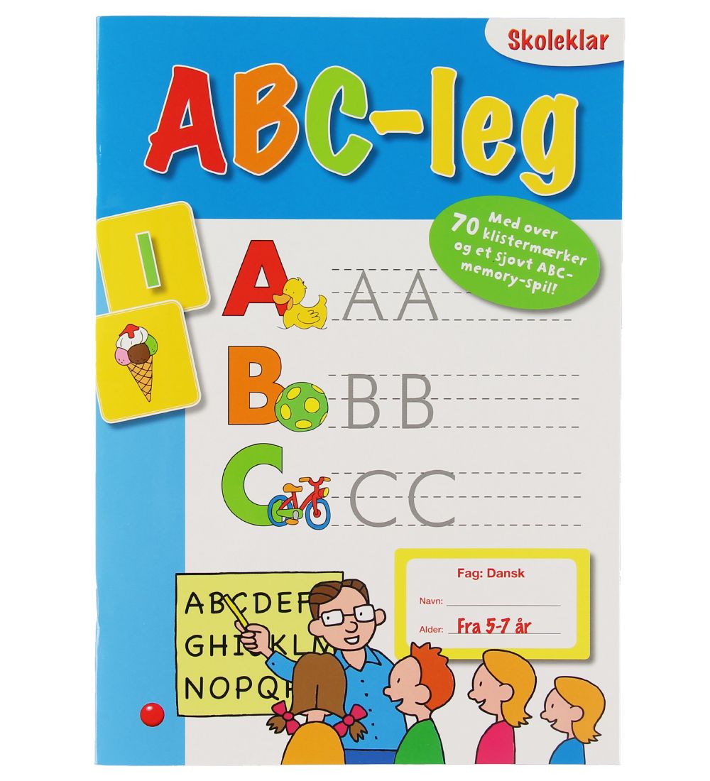 Forlaget Bolden Activity Book - ABC-Leg - Danish