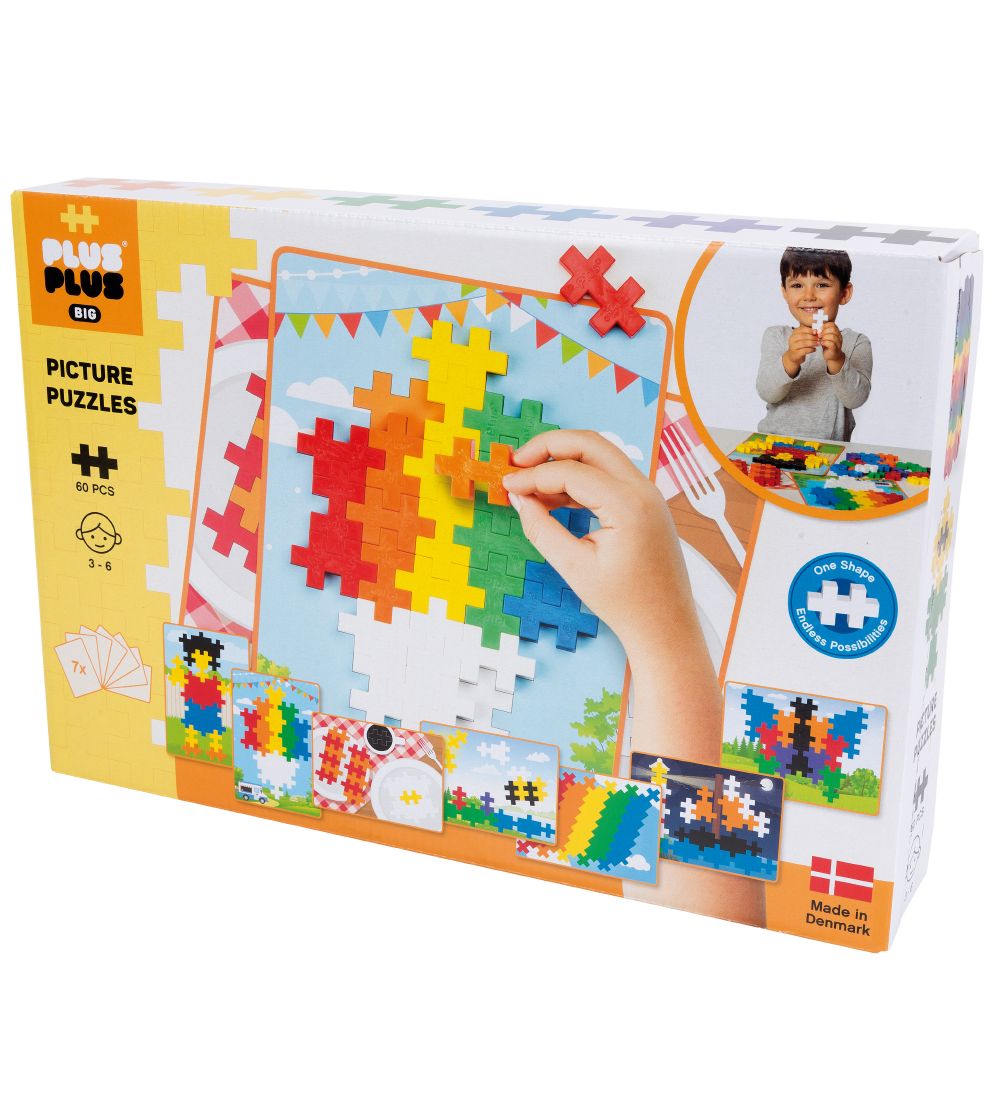 Plus-Plus Big - Picture Puzzles - 60 pcs