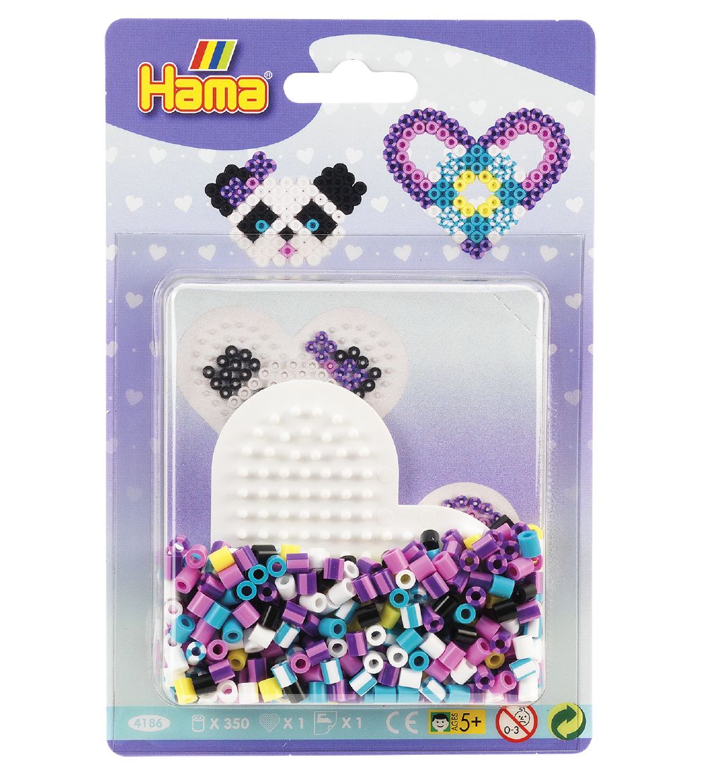 Hama Midi Bead Set - Little Heart - 350 pcs - Multicolour