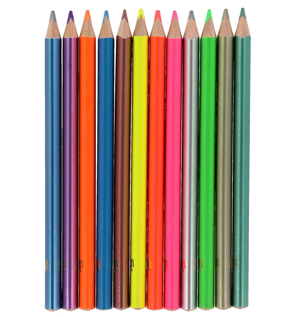 Filia Coloured Pencils - Grande - 12 pcs - Multicolored