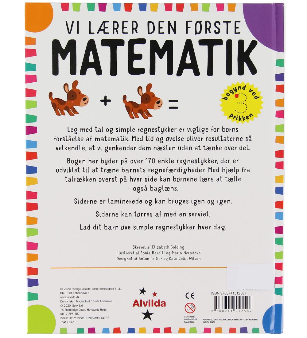 Alvilda Activity Book - Write and Erase - The First Mat - Dance