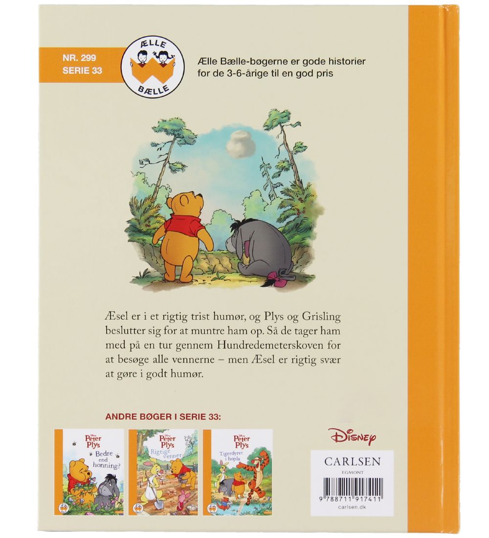 Forlaget Carlsen Book - Disney Peter Plys - Æsels Trist - Danish