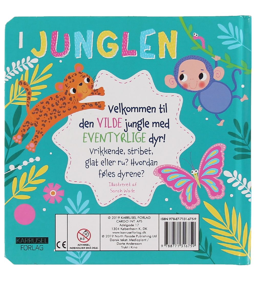 Karrusel Forlag Book - Mrk Og Fl - I Junglen - Danish