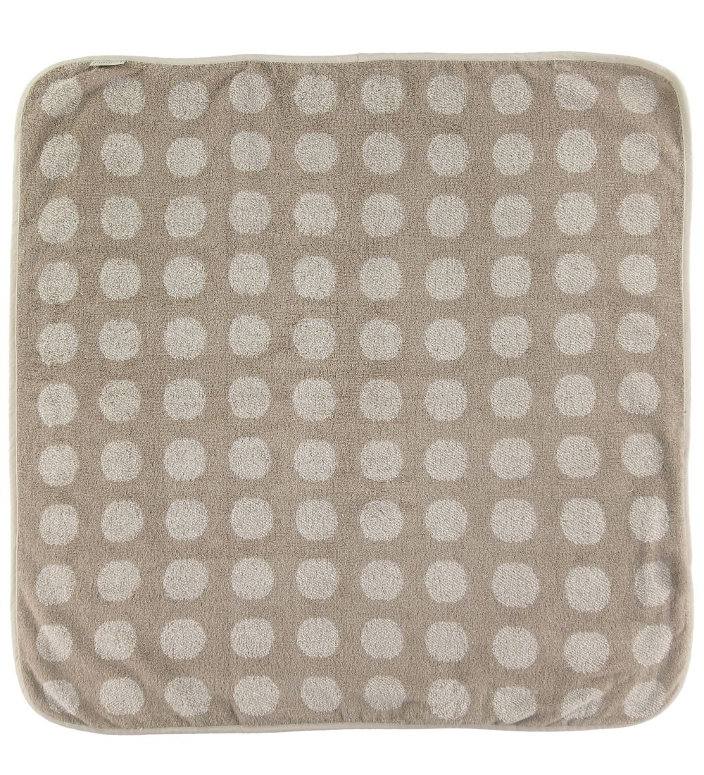 Leander Hooded Towel - Matty - 80x80 - Cappucino w. Dots