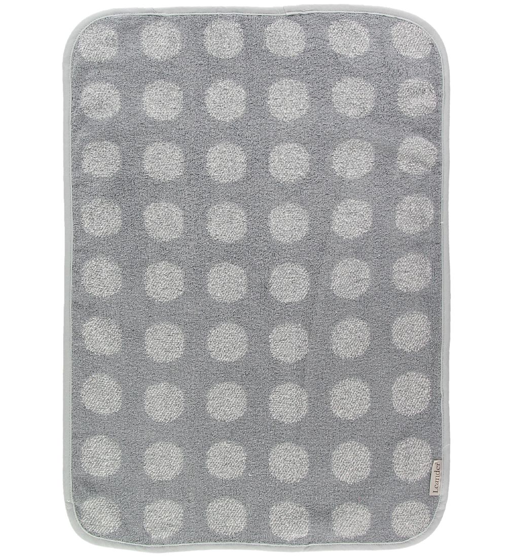 Leander Changing Mat Topper - Matty - 45x65 - Cool Grey w. Dots