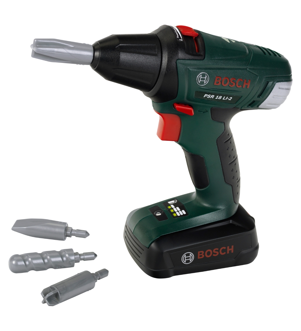 Bosch Mini Akkuschrauber m. Licht/Ton - Spielzeug - Grün