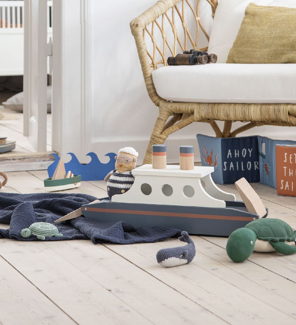 Sebra Rattle - Crochet - Whale Marion