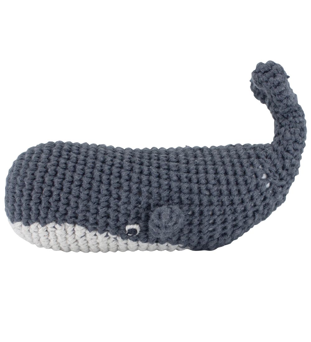 Sebra Rattle - Crochet - Whale Marion