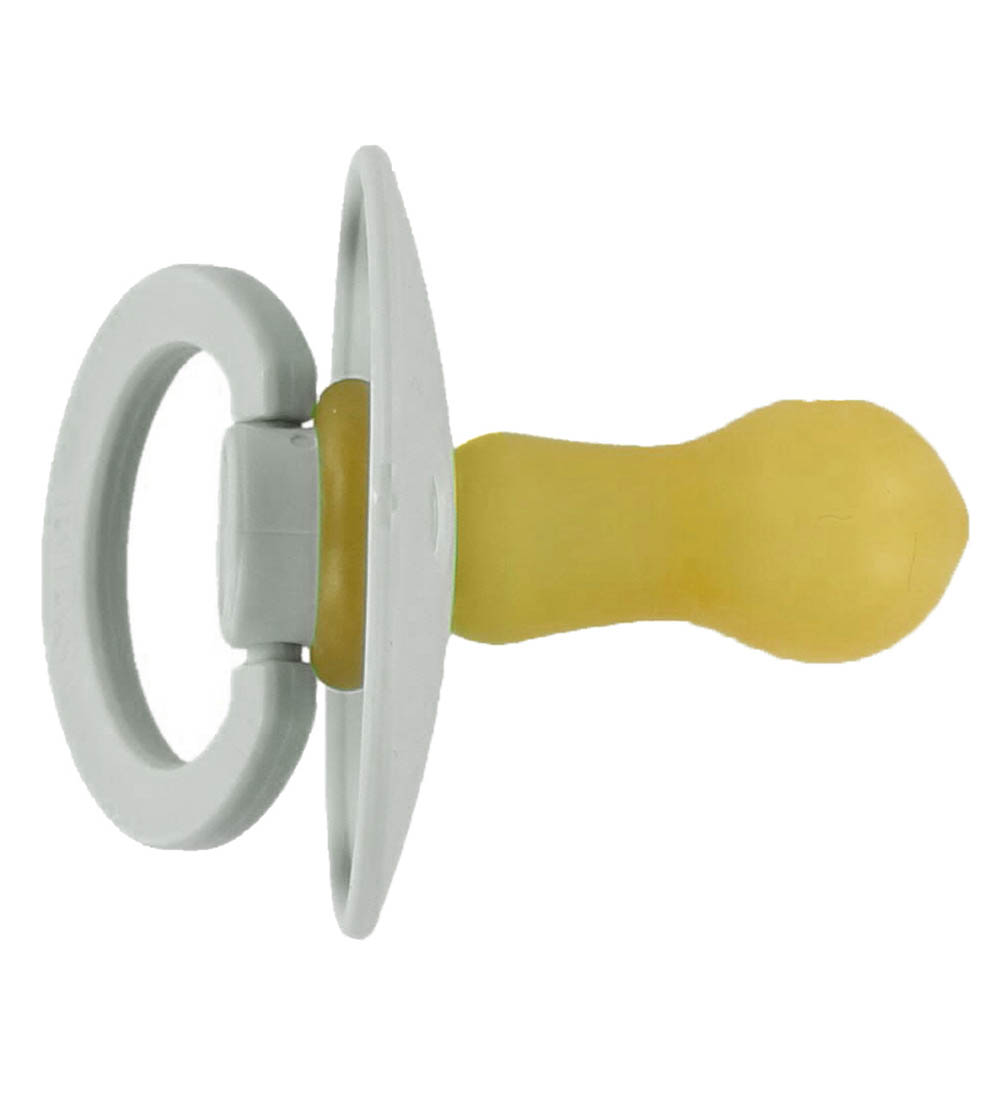 BIBS Colour Pacifiers - Size 3 - 2-Pack - Round - Sage/Hunter Gr