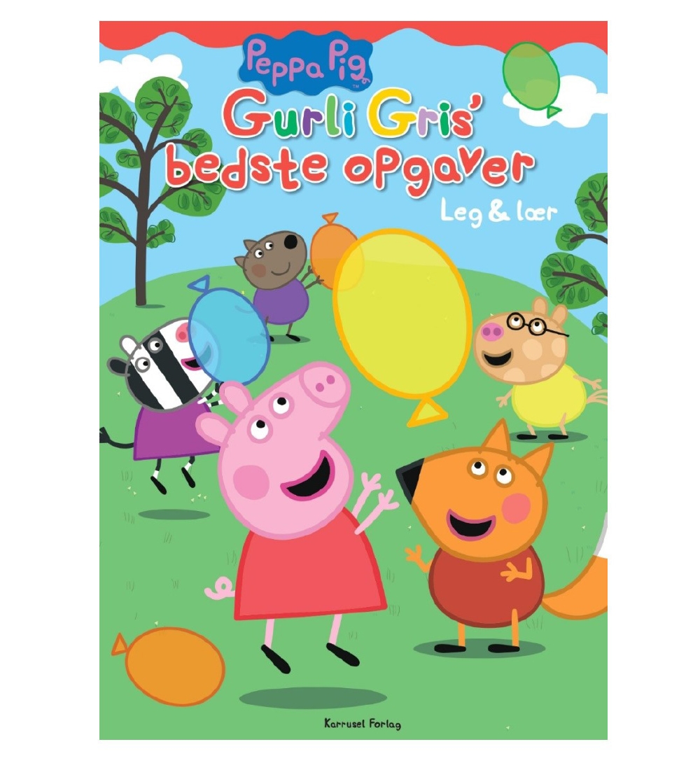 Alvilda Book - Play & Learn - Peppa Pigs Best Tasks - Danish