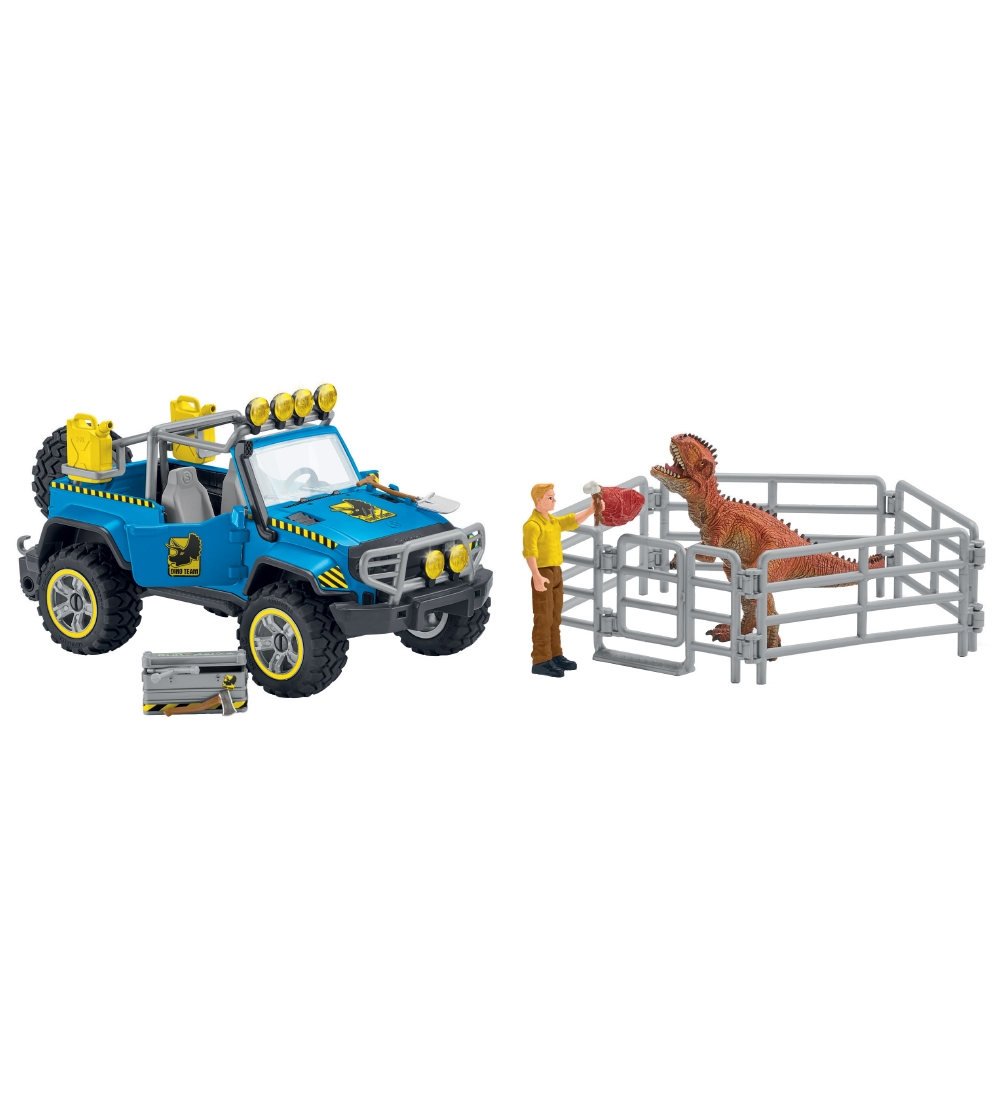 Schleich Dinosaurs - 13 x 27 cm - ATV w. Enclosure 41464