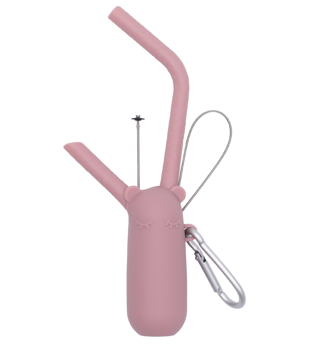 We Might Be Tiny Straw - Silicone - Rose