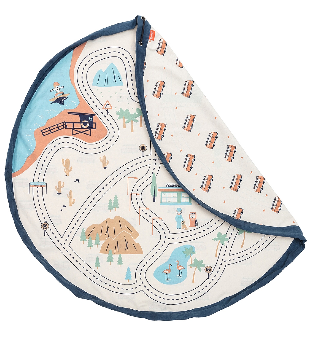 Play&Go Toy Mat - D: 140 cm - L.A. Roadmap