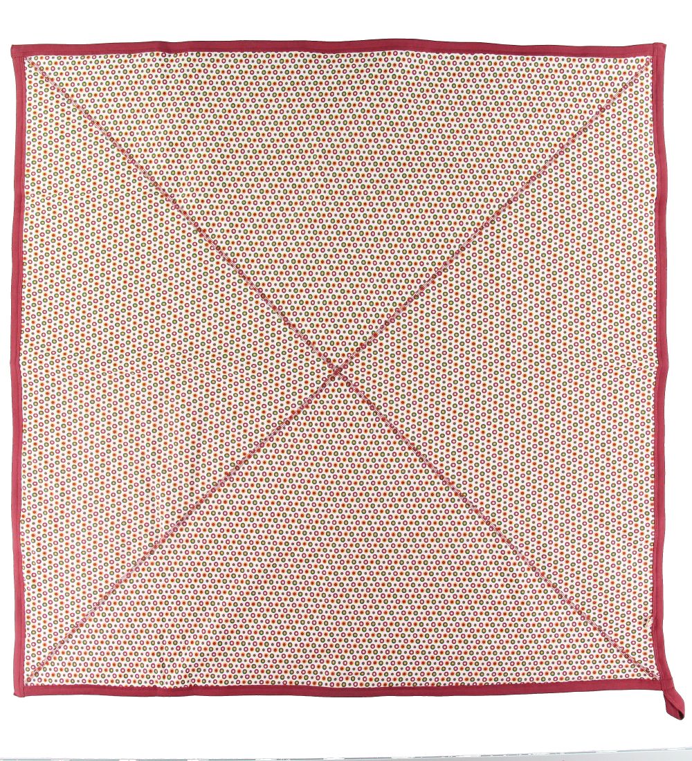 Katvig Blanket - 100x100 - Red w. Apples