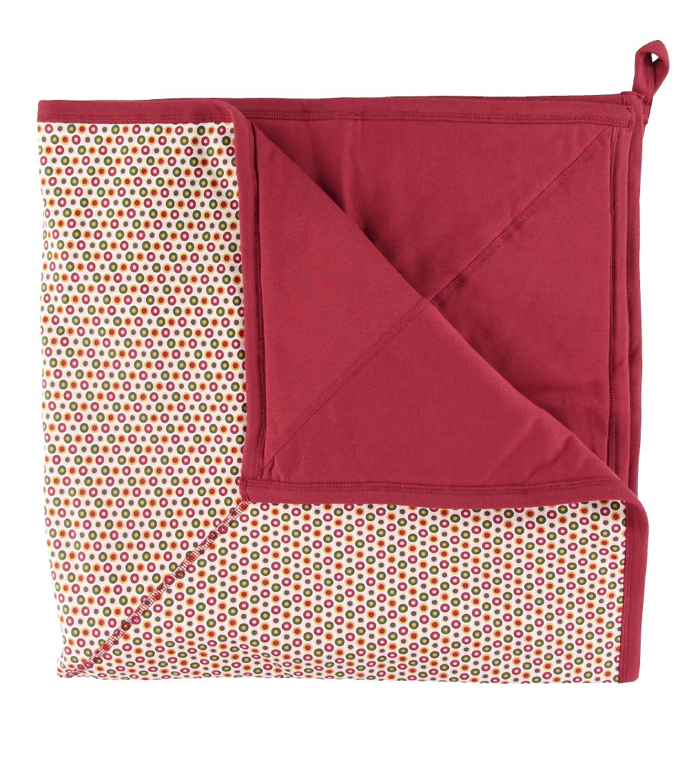 Katvig Blanket - 100x100 - Red w. Apples