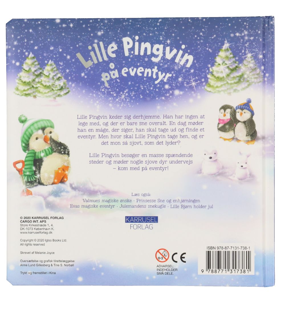 Karrusel Forlag Book - Lille Pingvin På Eventyr - Danish
