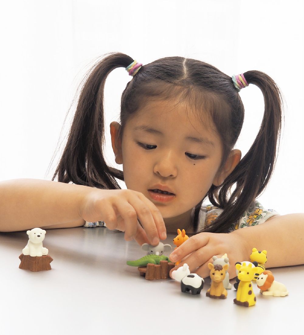 Iwako Erasers - Zoo Set - 7 Parts