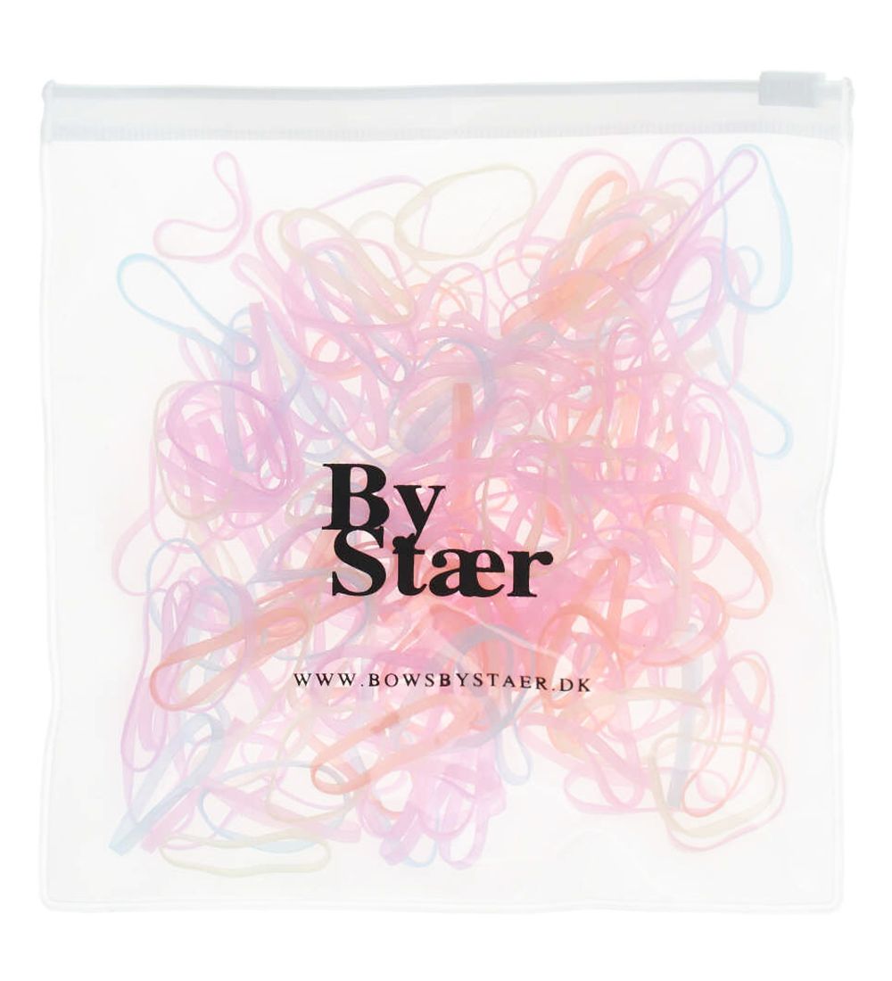 By Stær Elastic Hair Bands - Silicone - 200 pcs - Unicorn