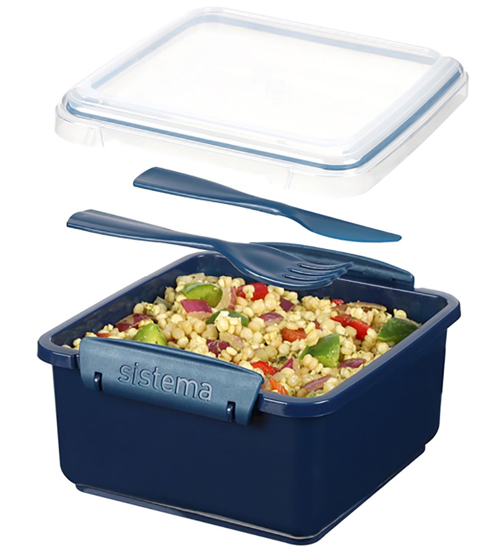Sistema Nestisbox M. Hnífapör - Lunch Plus Renew - 1.2 L - Dökkb