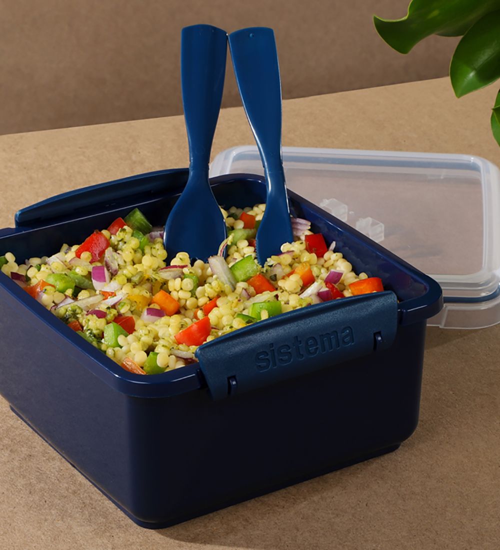 Sistema Nestisbox M. Hnífapör - Lunch Plus Renew - 1.2 L - Dökkb