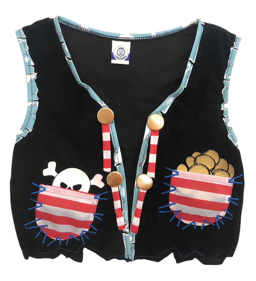 Costumes Liontouch - Gilet de pirate - Noir