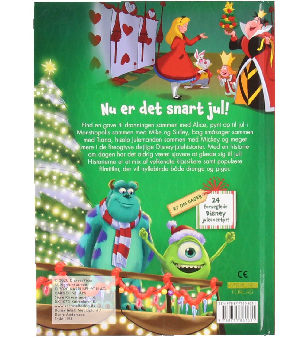 Karrusel Forlag Bok - Disney Julkalenderbok - 24 Historier