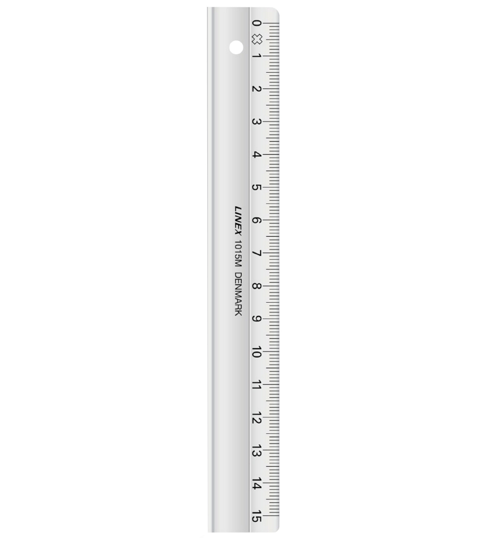 Linex Lineal - 15 cm - Transparent