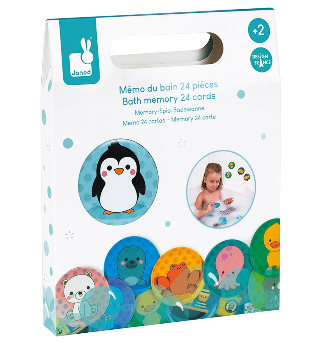 Janod Bathing Game - Memory game w. 24 Cards