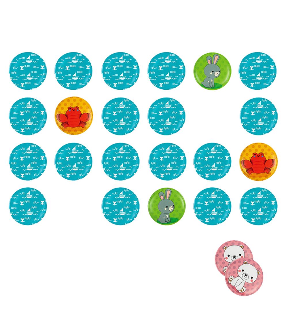 Janod Bathing Game - Memory game w. 24 Cards