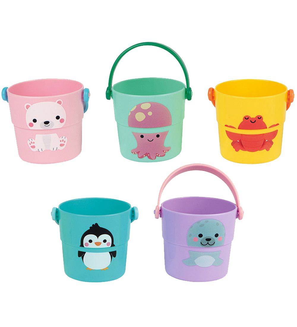 Janod Bath Toys - 5 pcs. - Stacking games