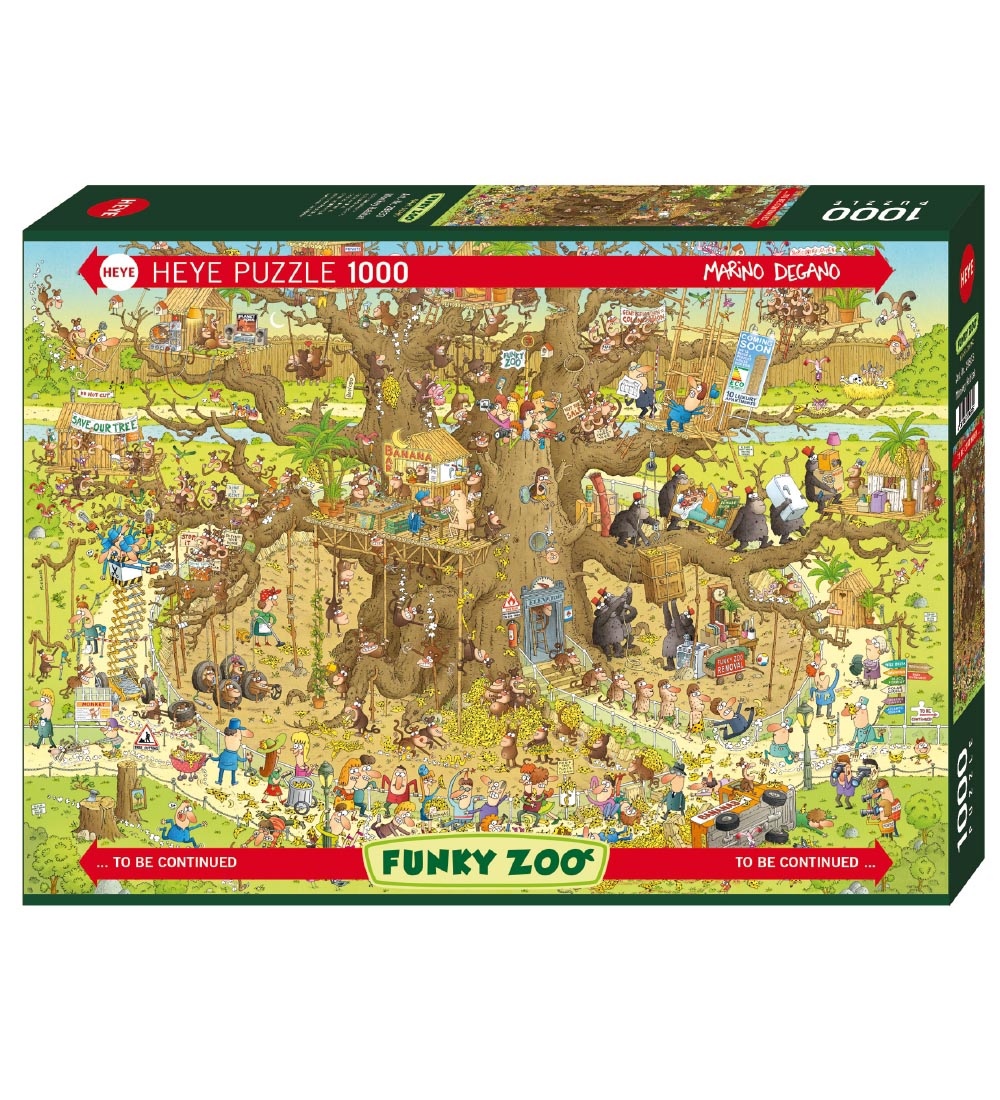 Heye Puzzle Puzzle - 1000 Pieces - Monkey Habitat