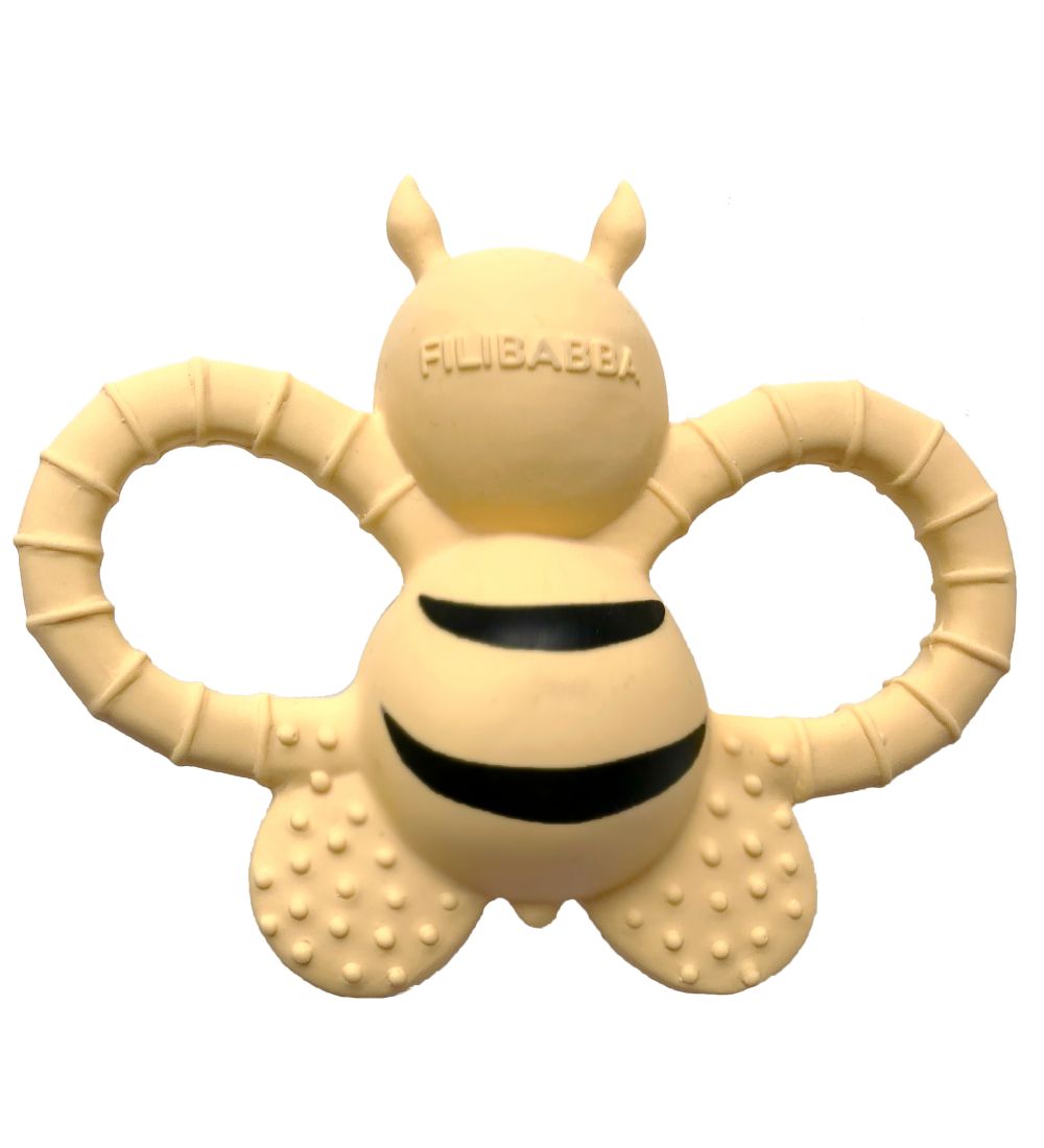 Filibabba Nagdót - Náttúrulegt gúmmí - Bella Bee - Pale Banana