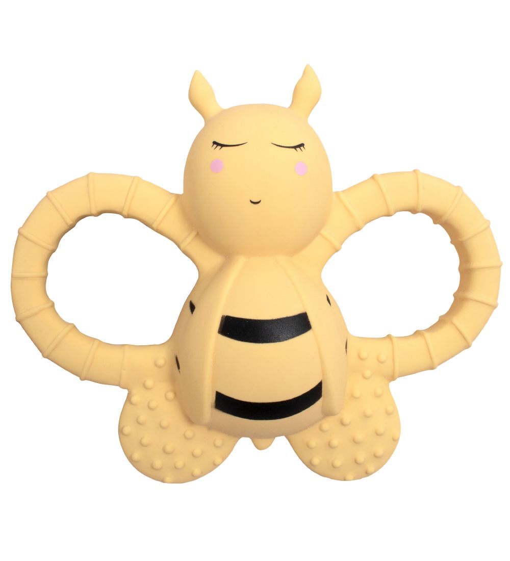 Filibabba Nagdót - Náttúrulegt gúmmí - Bella Bee - Pale Banana