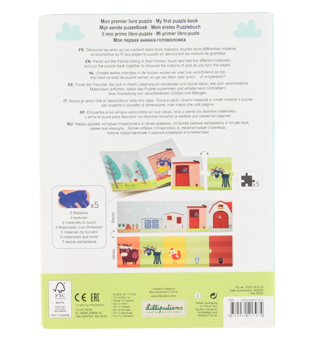 Lilliputiens Activity Book - Farm & Co