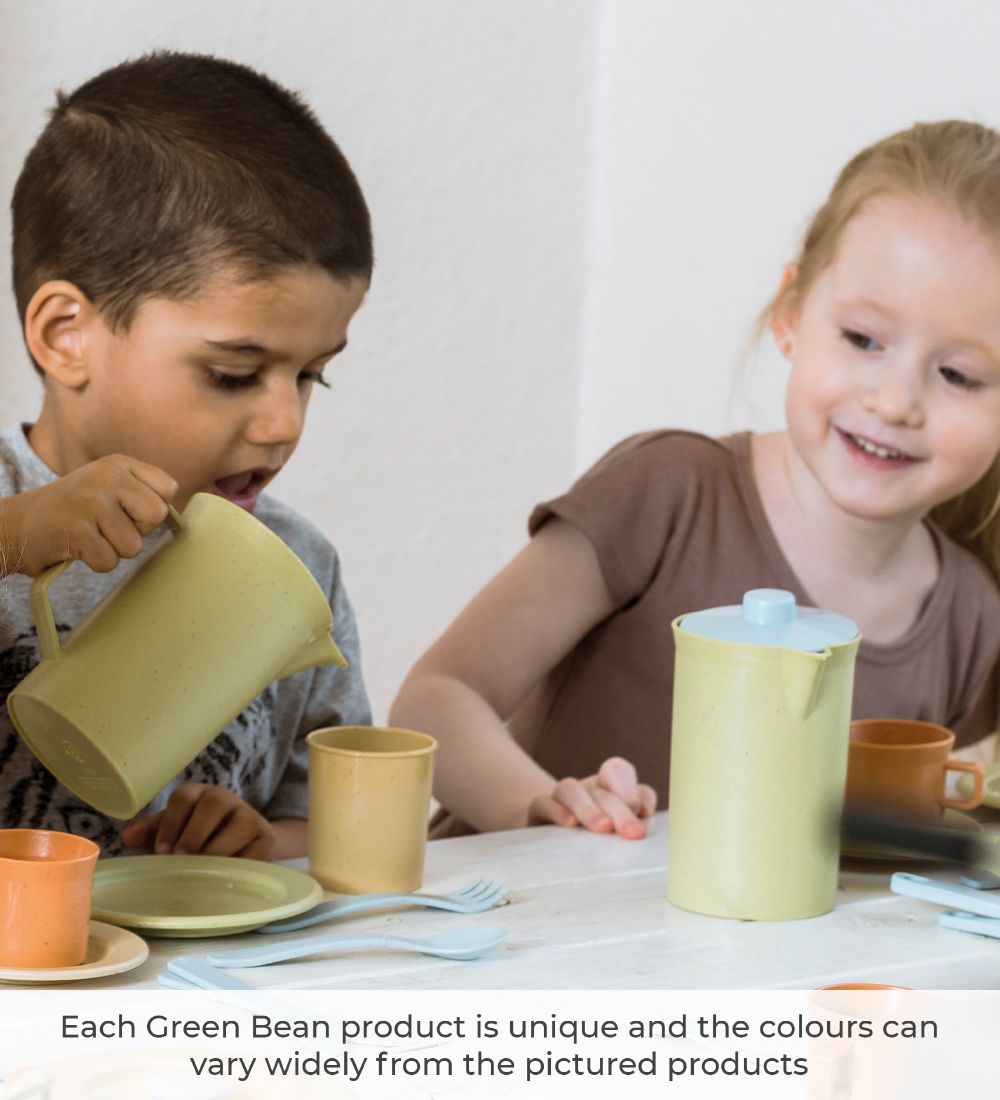 Dantoy Green Bean Coffee Set - 17 Parts - Assorted Earth Colours
