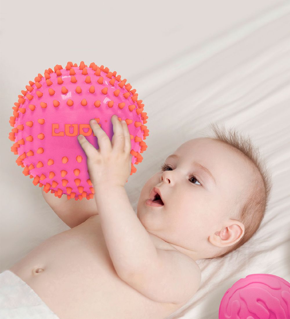 Ludi Sensory Ball - 3 pcs. - Pink