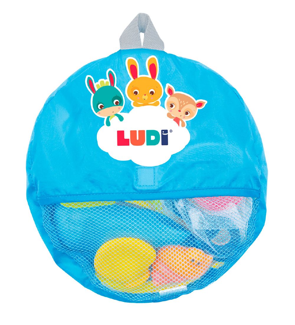 Ludi Beach Pool - 9 Parts - Blue w. Toys