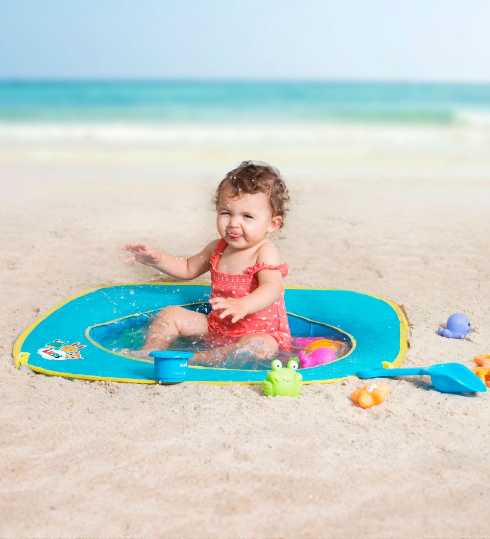 Ludi Beach Pool - 9 Parts - Blue w. Toys