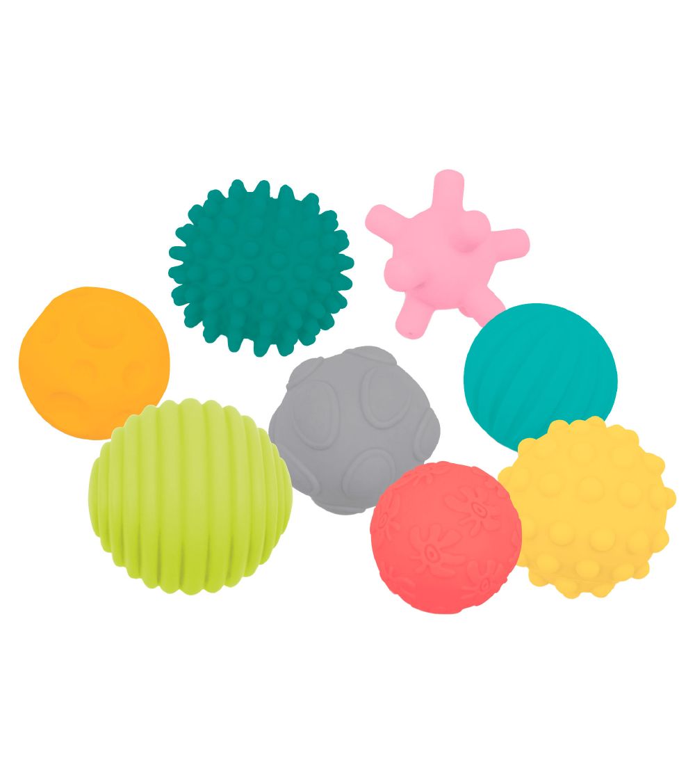 Balles sensorielles Ludi - 8 pces - Multicolore