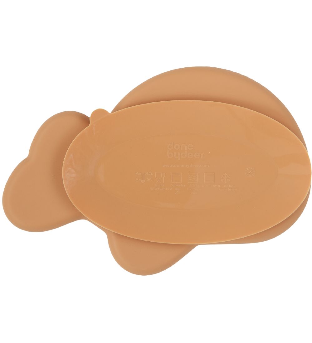 Done By Deer Bowl - Silicone - Stick & Stay - Wally - Mustard