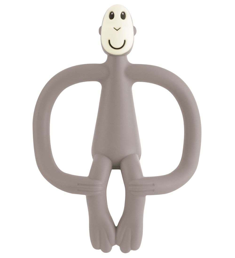Anneau de dentition Matchstick Monkey - Monkey Dentition - Grey
