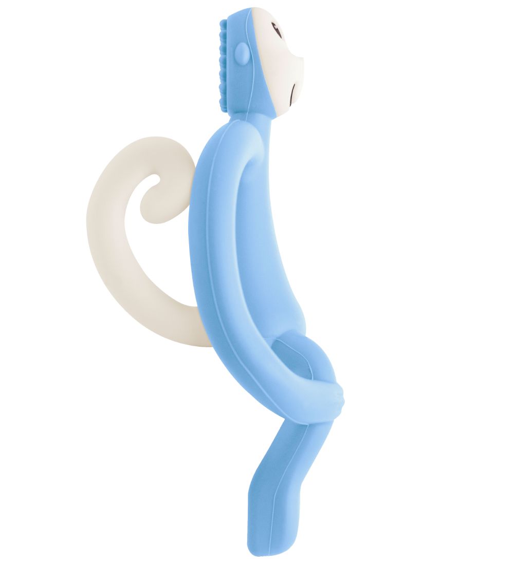 Matchstick Monkey Teether - Monkey Teething - Light Blue