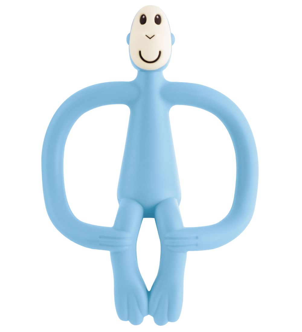 Matchstick Monkey Teether - Monkey Teething - Light Blue