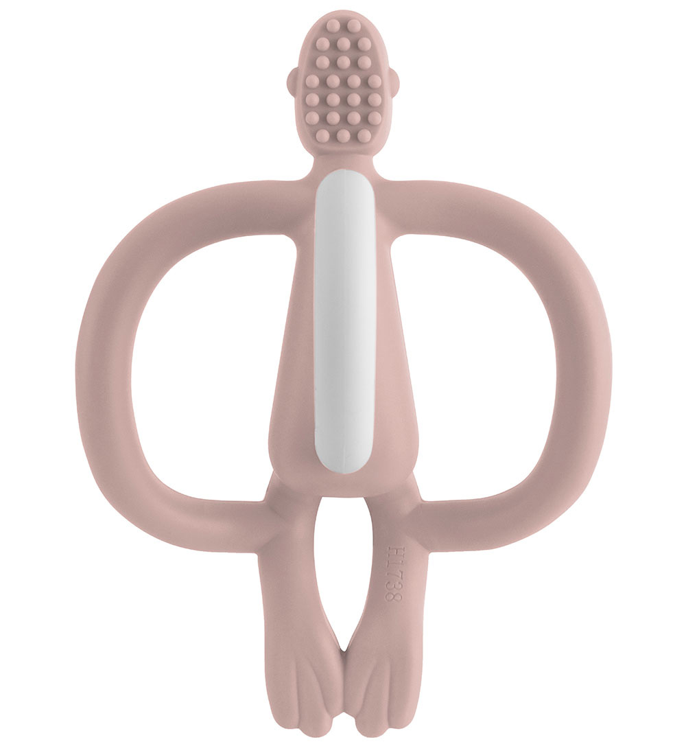 Matchstick Monkey Teether - Monkey Teething - Dusty Pink
