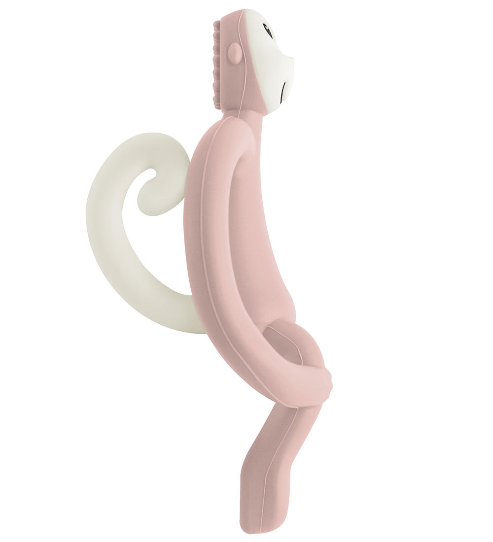 Matchstick Monkey Teether - Monkey Teething - Dusty Pink
