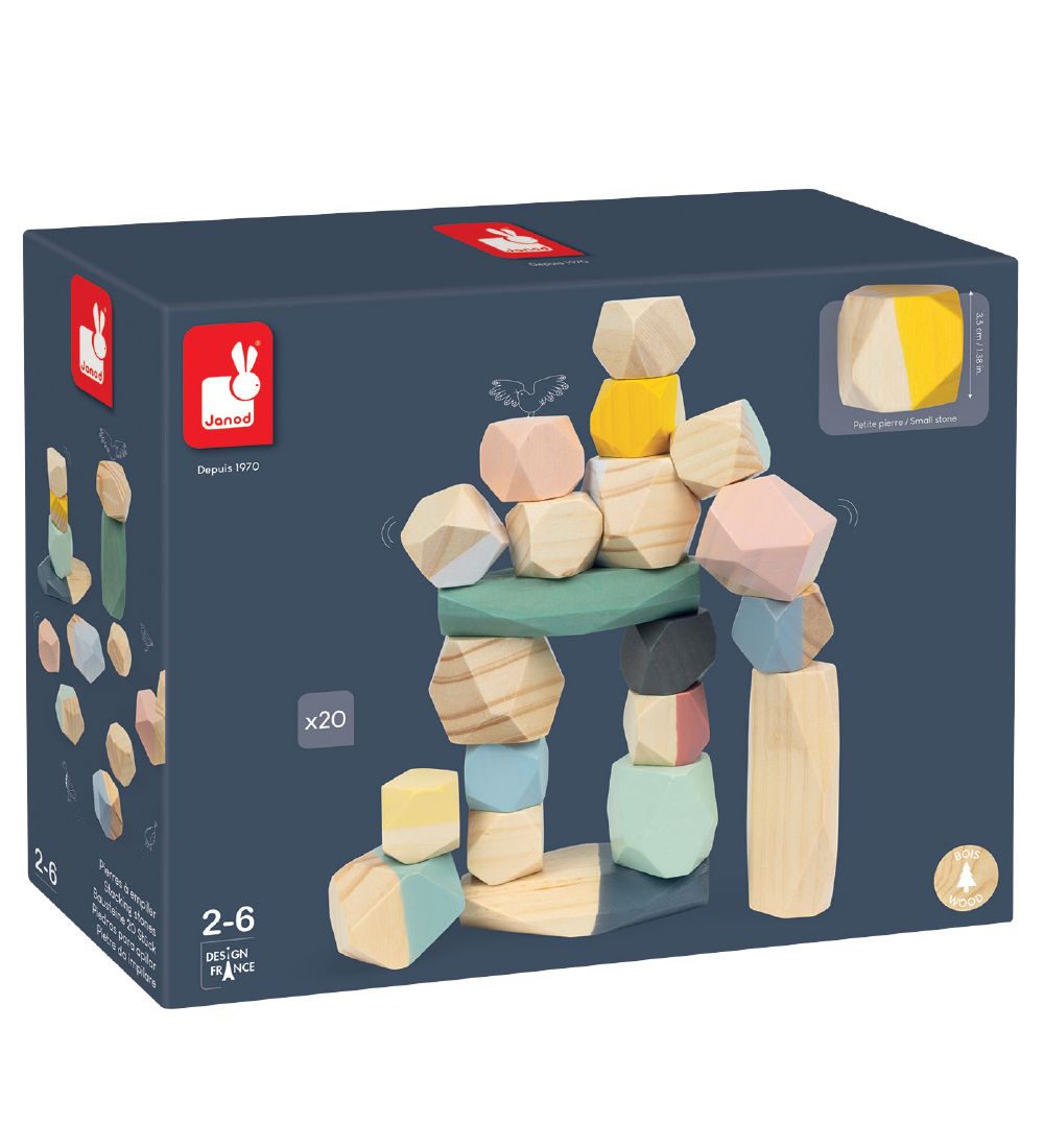 Janod Stable-Stones - 20 pcs